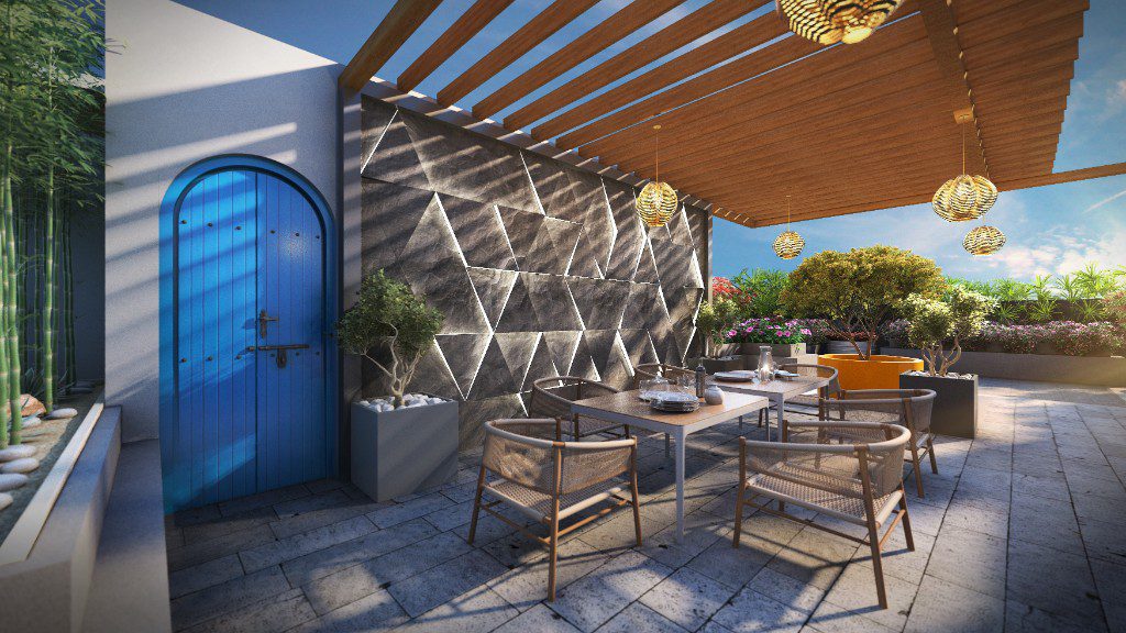 Patio dining